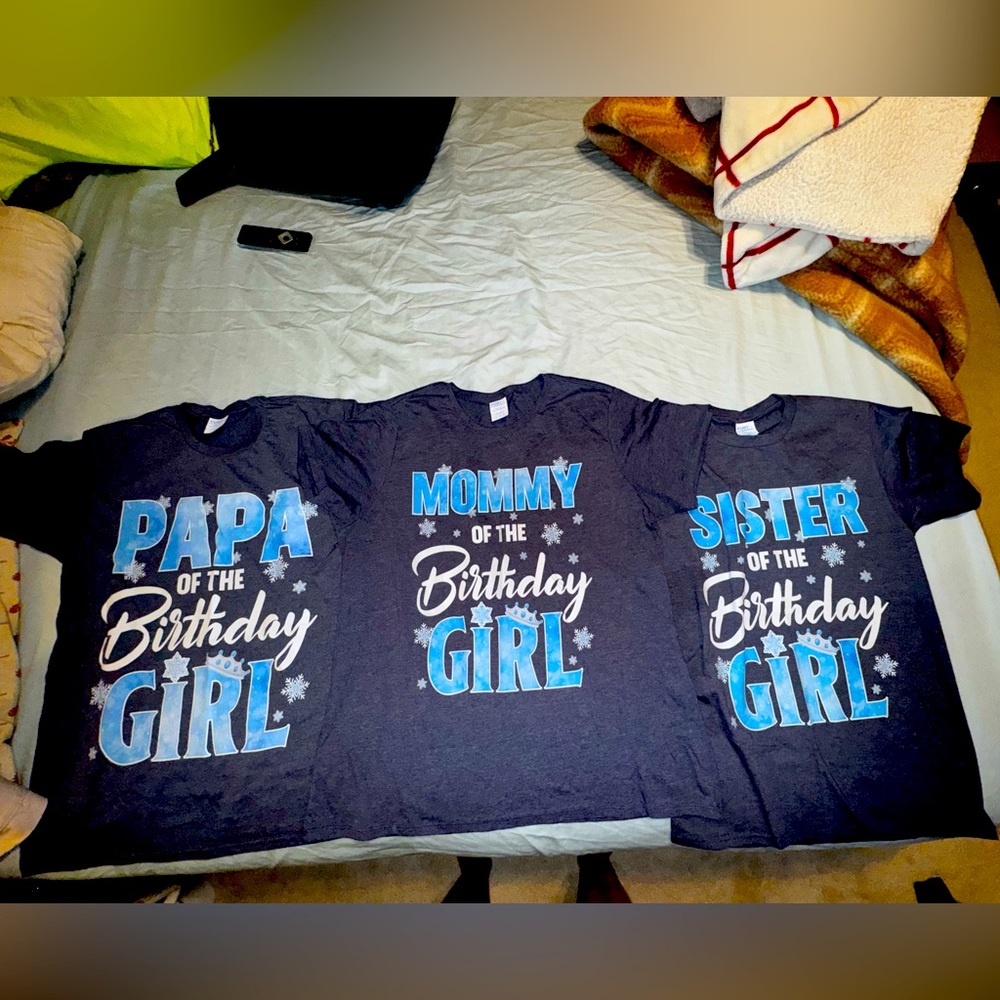 FROZEN Family Birthday Shirts LOT